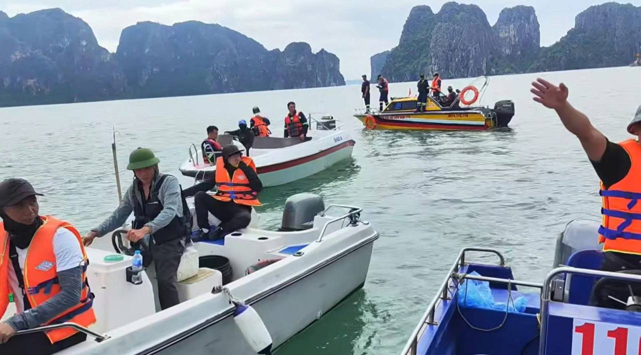 Tìm thấ¥ 1thythe? trong vụ ở Vịnh Hạ Long